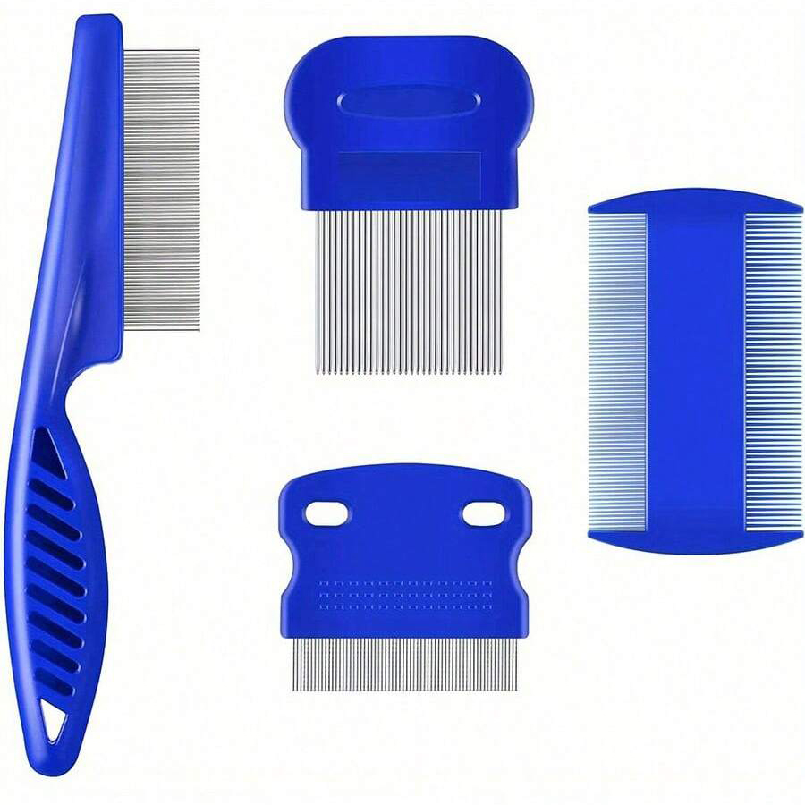 Pet Supplies Dropshipping - 4 Stuks/6 Stuks Huisdierkam Vlooienkam Fijngetande