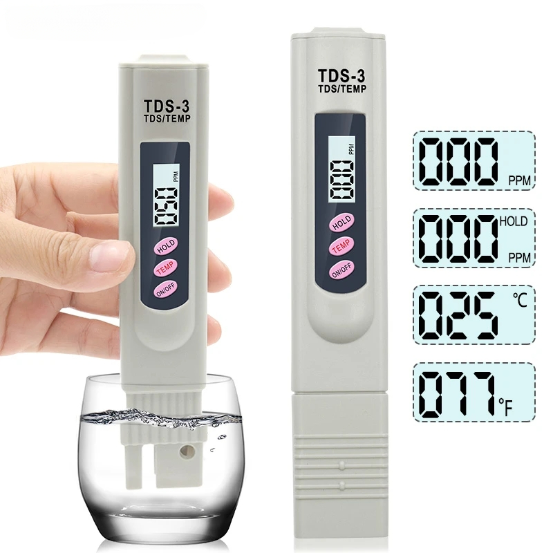 Aquael Filter Fzn - 1/3 stuks draagbare LCD digitale TDS