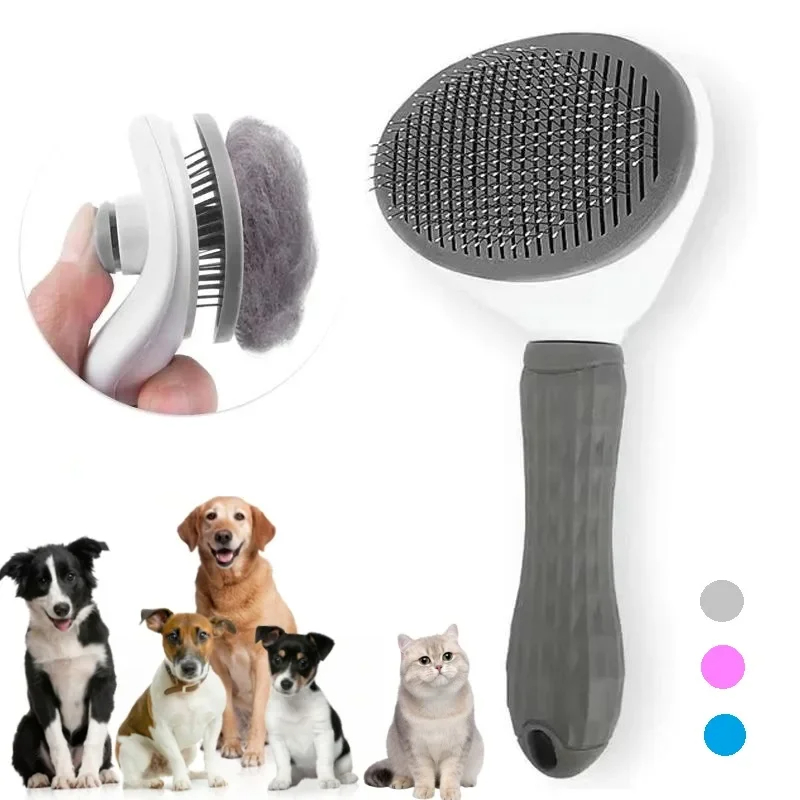 Pet Supplies Dropshipping - Hondenborstel kattenkam zelfreinigende borstel voor het