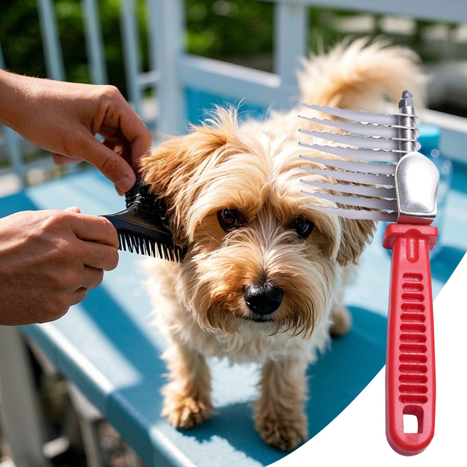 Pet Supplies Dropshipping - Haarverwijdering voor huisdieren Gladde matborstel Hondenontklitkam